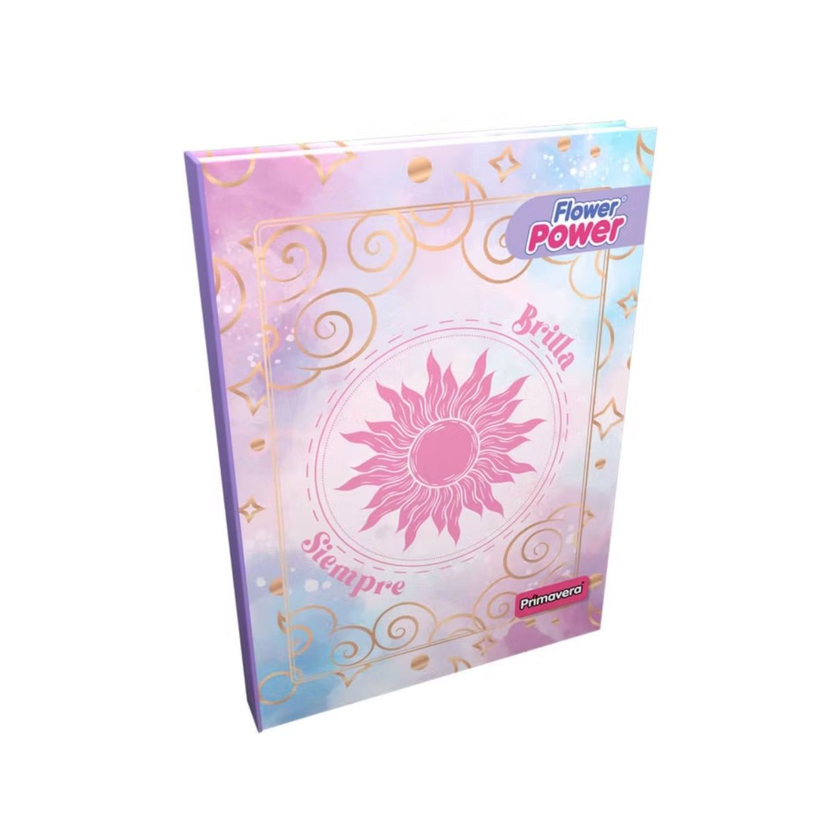 PRIMAVERA - Cuaderno Empastado Cuadriculado 7 Materias Mujer Primavera
