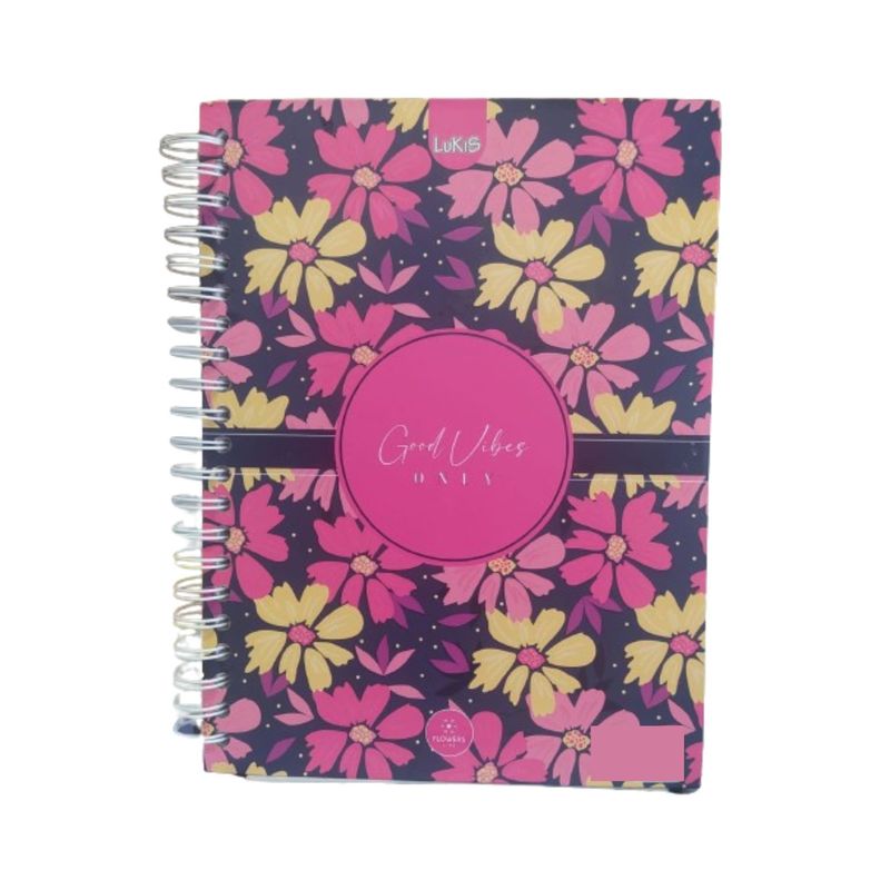 GARABATOS - Cuaderno Argollado 7 materias cuadriculado Durabook LUKIS