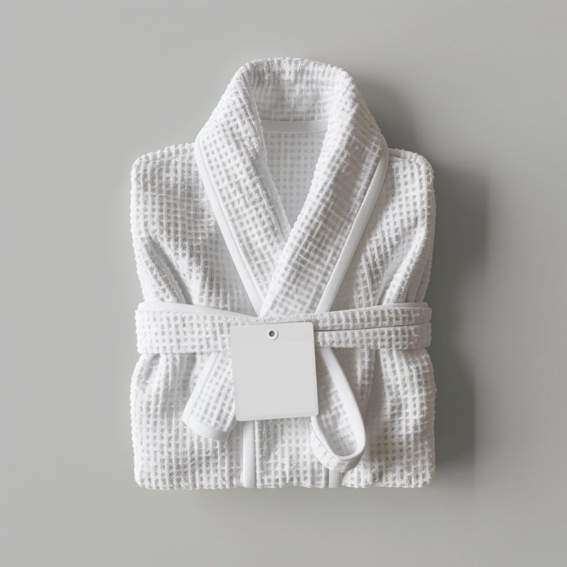 KARYTEX - Bata Salida De Ducha Piqué 100% Poliéster Dama Color Blanco