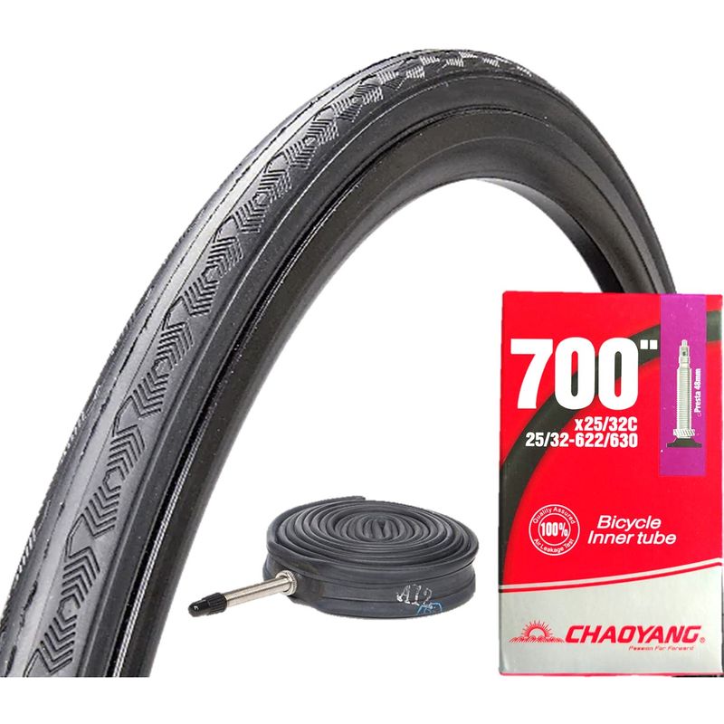CHAOYANG - Llanta  Neumático Bicicleta Rin 700x25 Chaoyang Coraza Ruta