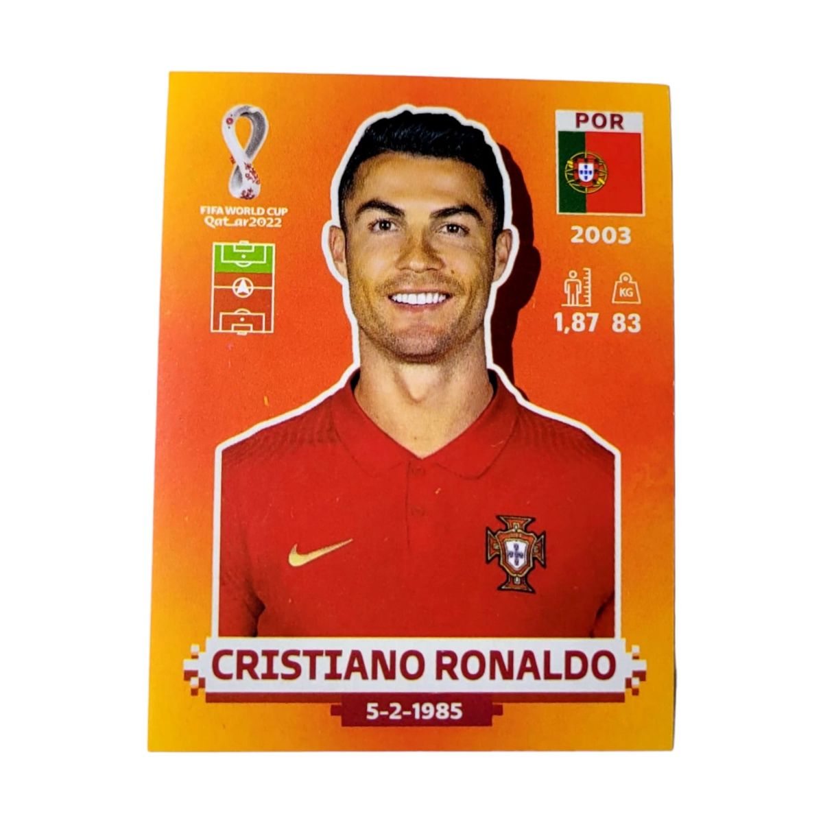 PANINI - Cristiano Ronaldo Panini Qatar 2022 Por 17