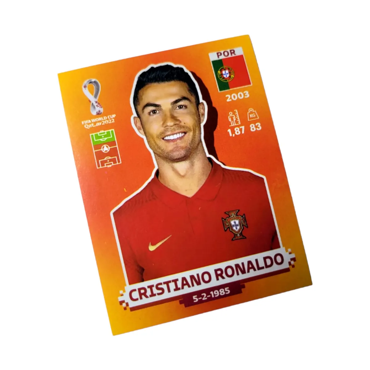 PANINI - Cristiano Ronaldo Panini Qatar 2022 Por 17