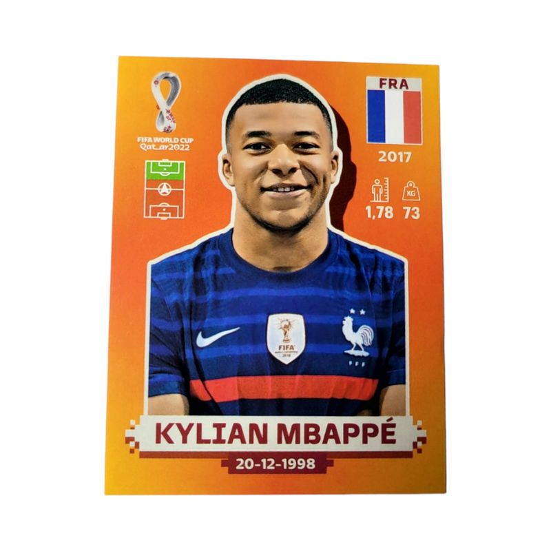 PANINI - Lámina Panini Kylian Mbappe Qatar 2022 Fra18