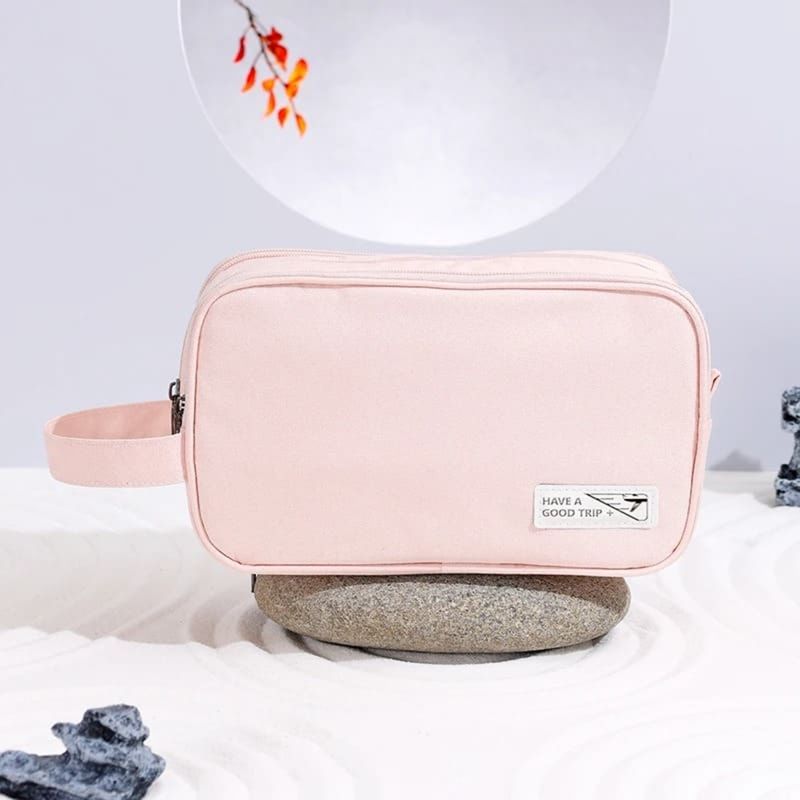 GENERICO - COSMETIQUERA CARTUCHERA MAQUILLAJE NECESER VIAJE-ROSA