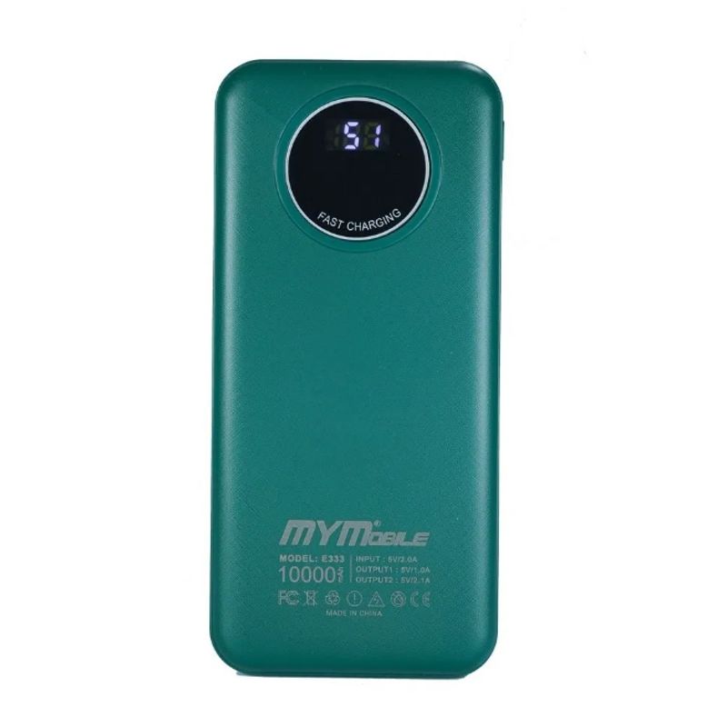 MYMOBILE - Powerbank E333 Mymobile Blanco Carga Celular Viaje 10000 Mah