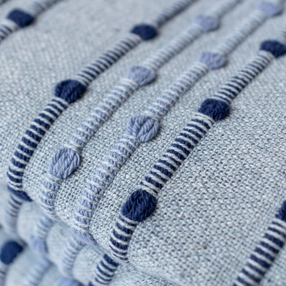 FATELARES - Manta Throw Nudos Azul 130x180cm Fatelares