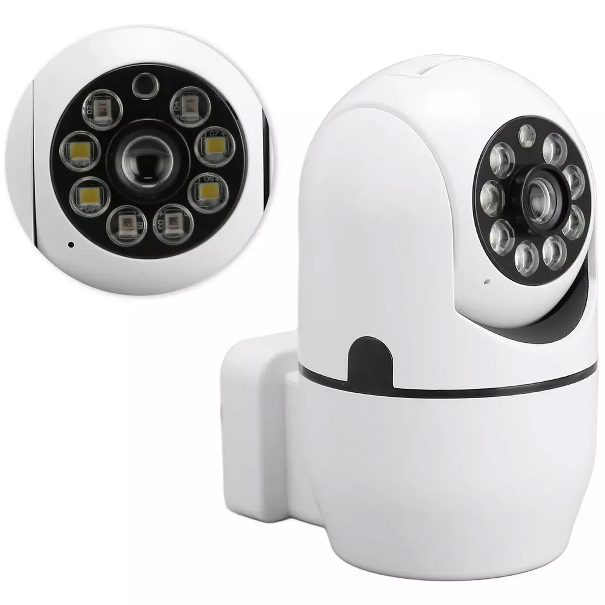 ONE PIXEL - Camara De Seguridad Wifi Robotica 5g Directo A La Toma 110V