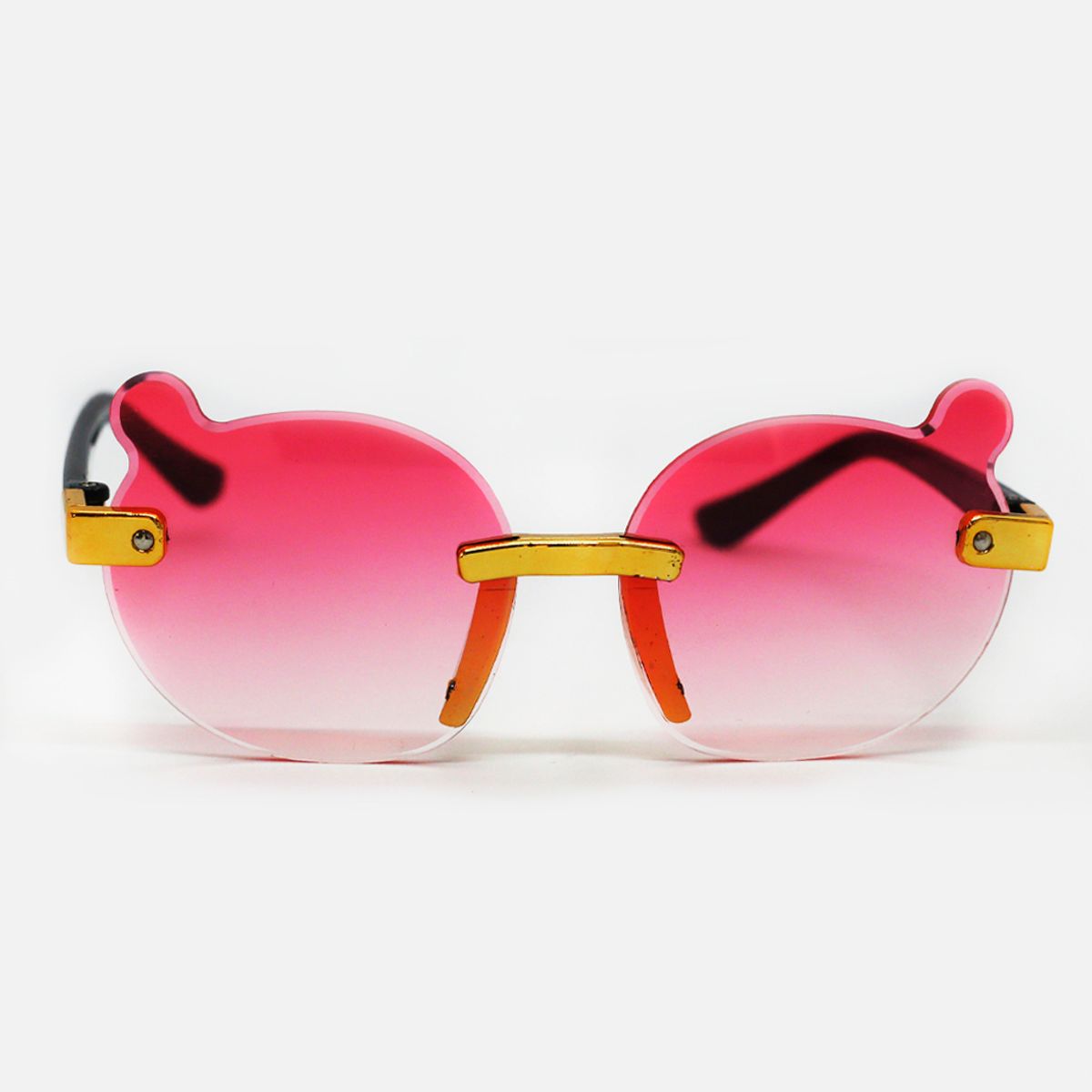 AT NIGHT SUNGLASSES - Gafas de sol At night NIÑOS sin marco osito Rosado UV400