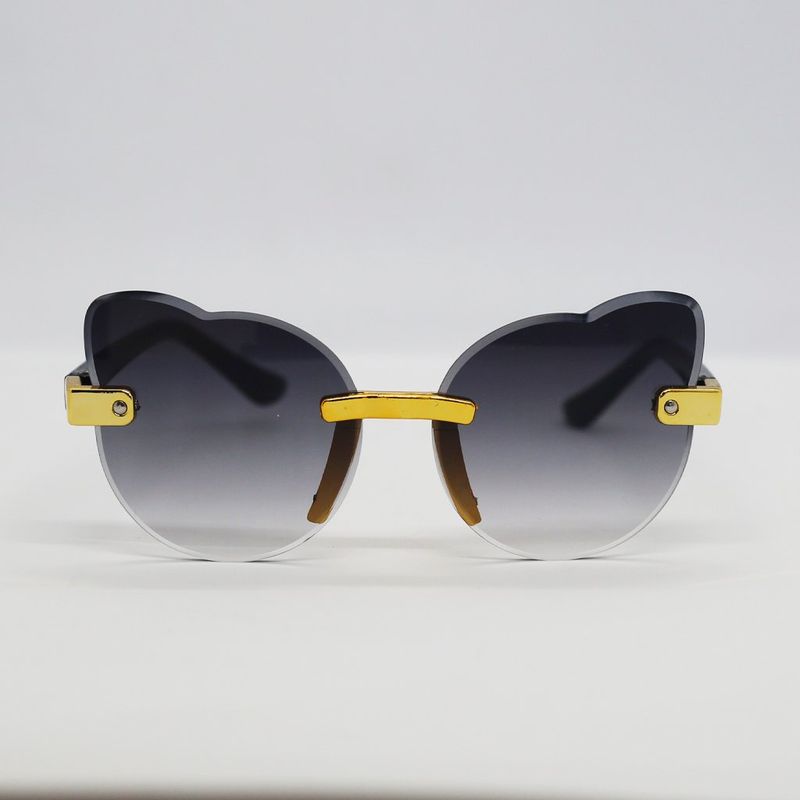 AT NIGHT SUNGLASSES - Gafas de sol At night NIÑOS sin marco Gatito negras UV400