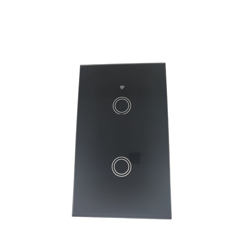 GENERICO - Interruptor Switch Smart Wifi Tactil Alexa Google 2 Canale 90-250V 10A