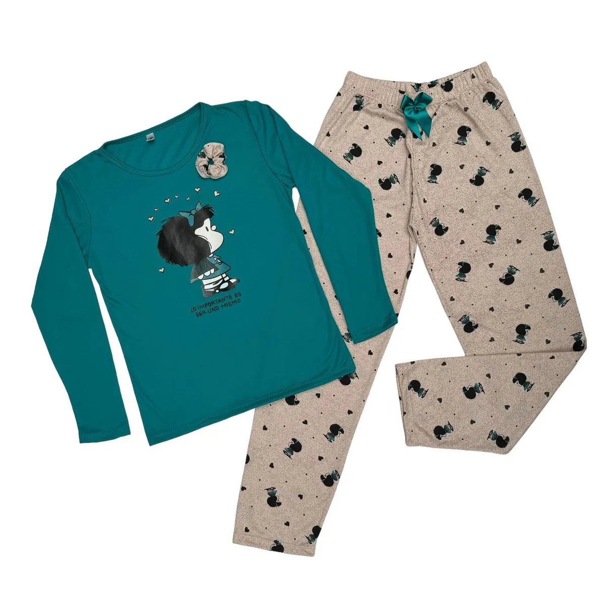 EMPIJAMADAS - Pijama mujer pantalon largo y camisa manga larga