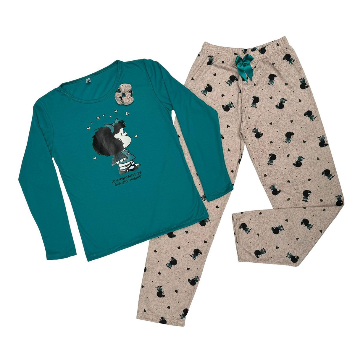 EMPIJAMADAS - Pijama mujer pantalon largo y camisa manga larga