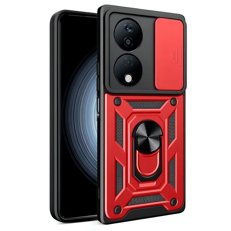 Funda Libro Para Honor X7b / 90 Smart - PU Cuero, Ranura Tarjetas, Soporte, Protección Completa