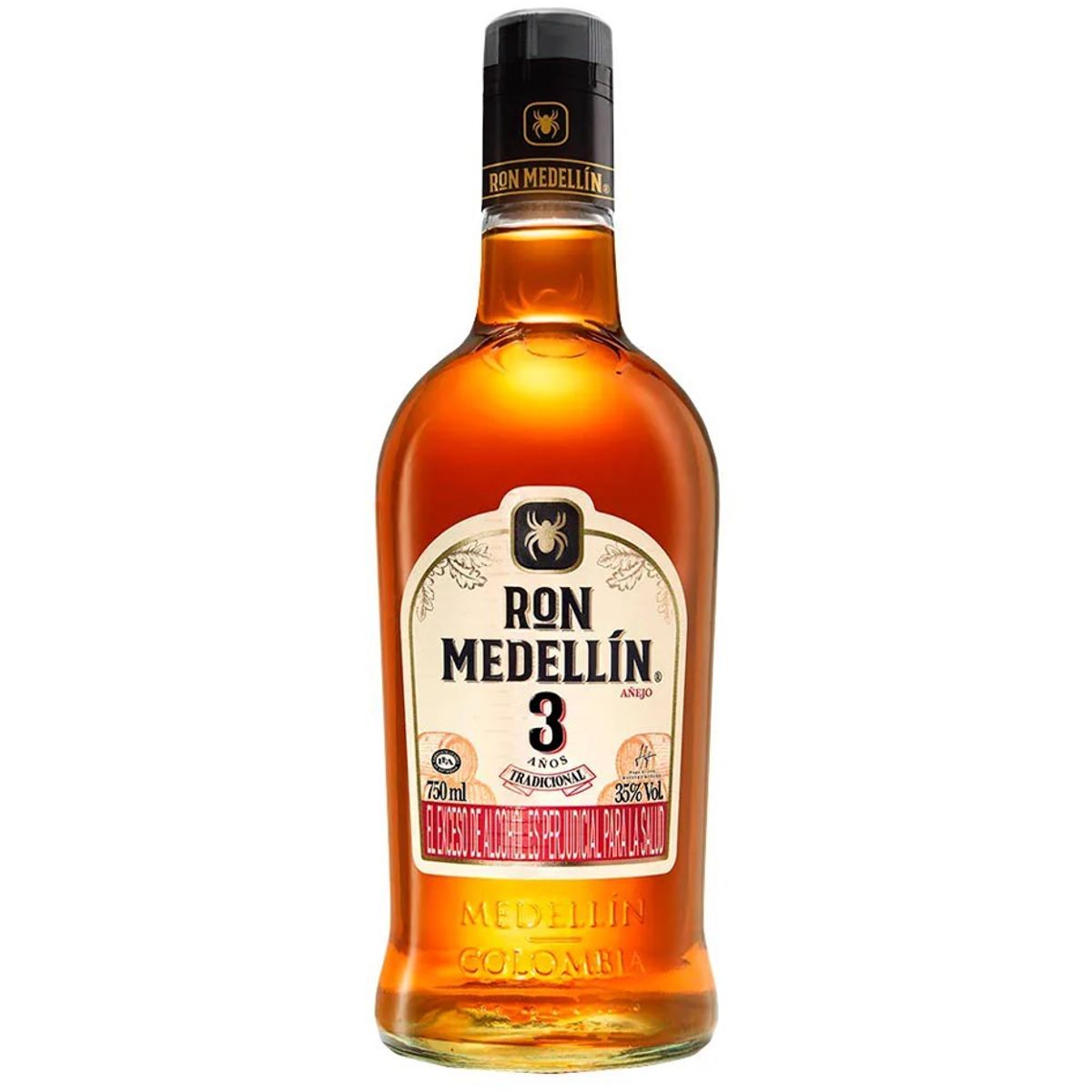 MEDELLIN - Ron Medellín Añejo 3 Años x750ml