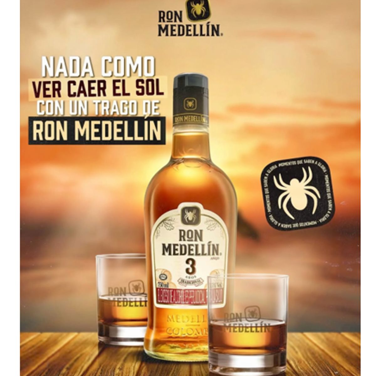 MEDELLIN - Ron Medellín Añejo 3 Años x750ml