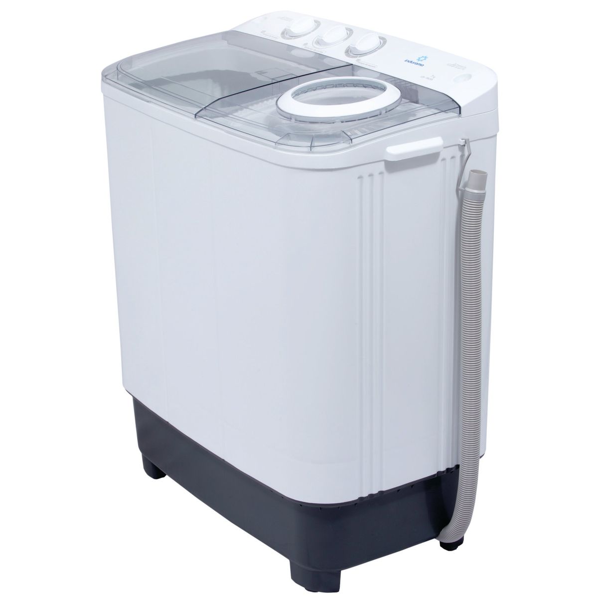 INDURAMA - Lavadora Indurama LRI-7BLSA 7Kg/15Lb Blanca Semiautomatica