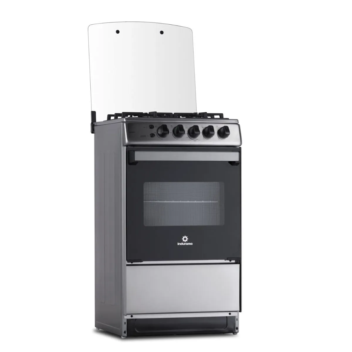 INDURAMA - Estufa De Piso Indurama BILBAO 20" 4 puestos 800w Gris