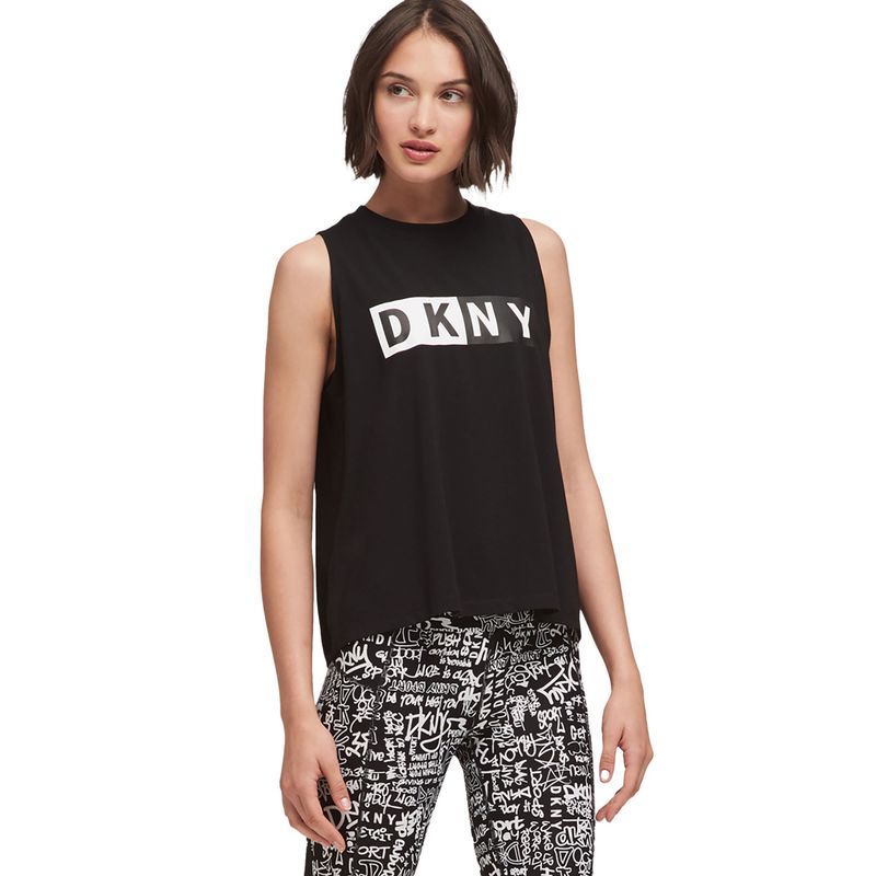 DKNY - Camiseta Dkny para Dama Negro