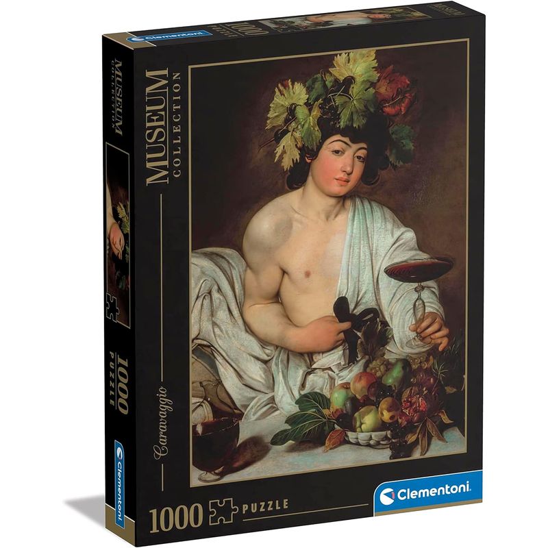 CLEMENTONI - Rompecabezas Adultos 1000 Piezas Obra Baco De Caravaggio
