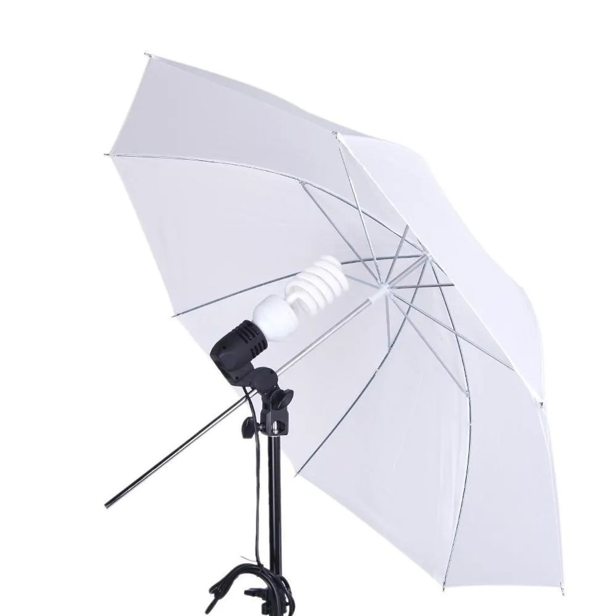 ILUV - Kit Iluminación Estudio Fotografía + Socket Trípode Sombrilla