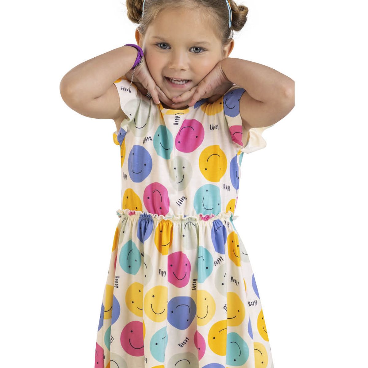 MARKETING PERSONAL - Vestido Infantil Blanco Mp 4664