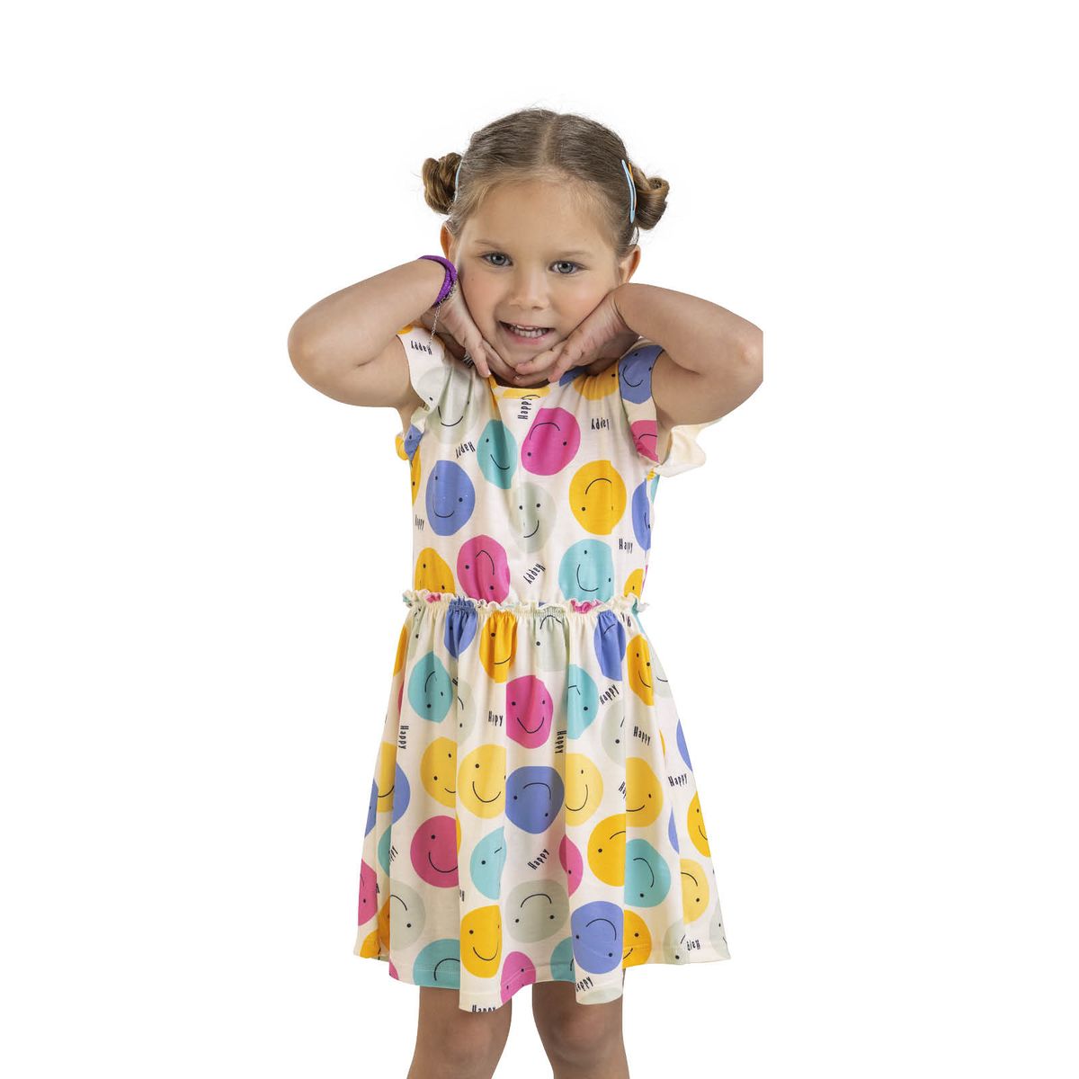 MARKETING PERSONAL - Vestido Infantil Blanco Mp 4664