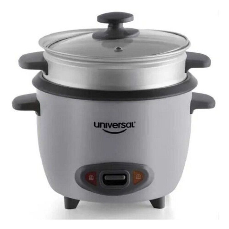 UNIVERSAL - Olla arrocera gris universal 10 tz 2 lb 1.8 lts