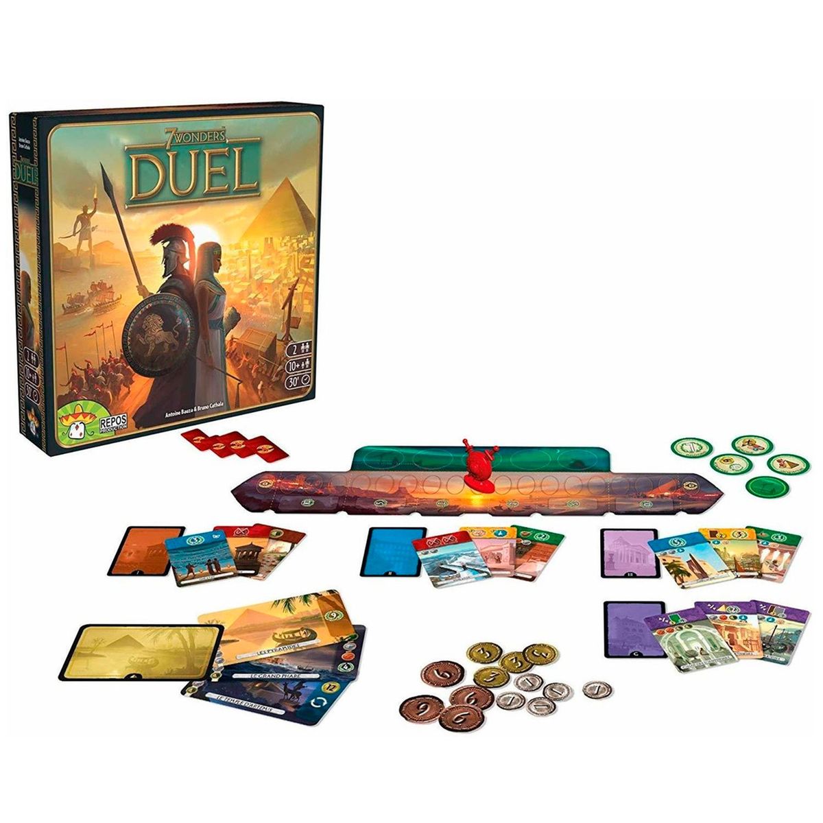 ASMODEE - Juegos de Mesa 7 Wonders Duel