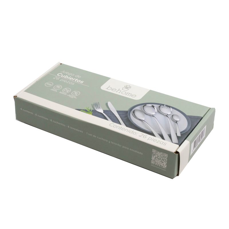 BEHOME - Set de Cubiertos Behome 26 piezas
