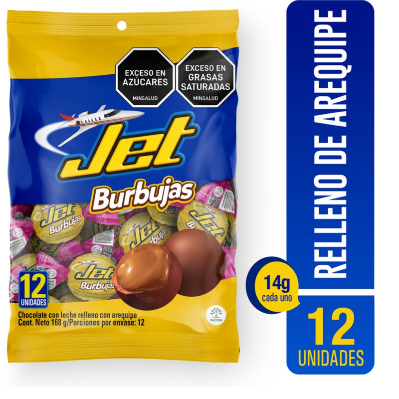 JET - Jet Burbujas Bolsa x 12 unidades