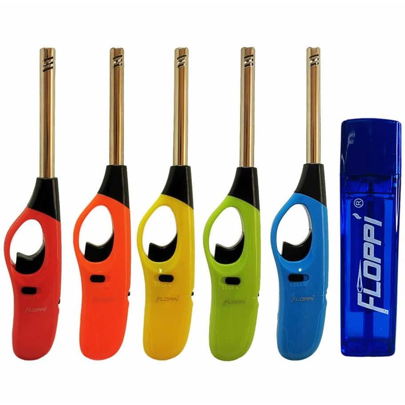 GENERICO - Encendedor Briquet Mechero Cocina Horno + 1 Recarga Butano