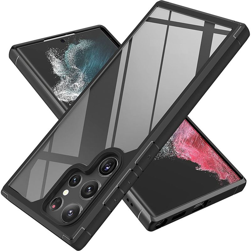 GENERICO - Funda Estuche Case Rigido Compatible Con Samsung S23 Ultra Negro