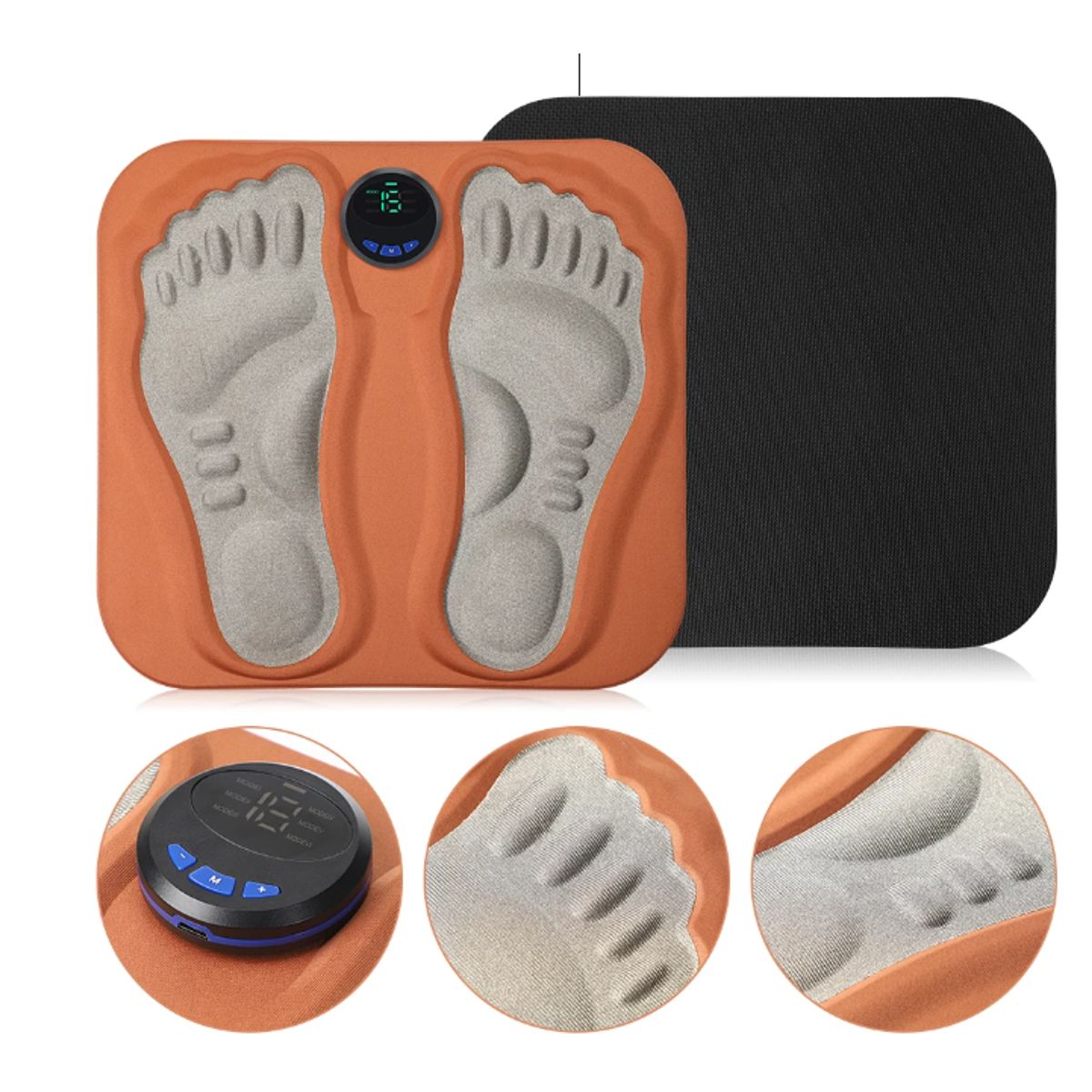 GENERICO - Tapete Masajeador Pies Circulación Electroestimulador 3d