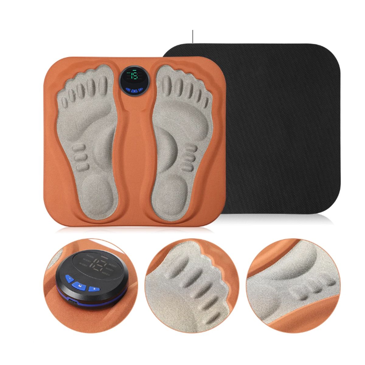 GENERICO - Tapete Masajeador Pies Circulación Electroestimulador 3d