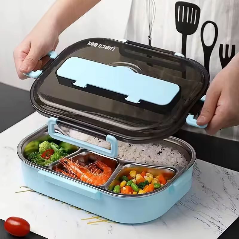 GENERICO - FIAMBRERA PORTA COMIDAS PORTÁTIL HERMÉTICO ACERO INOXIDABLE