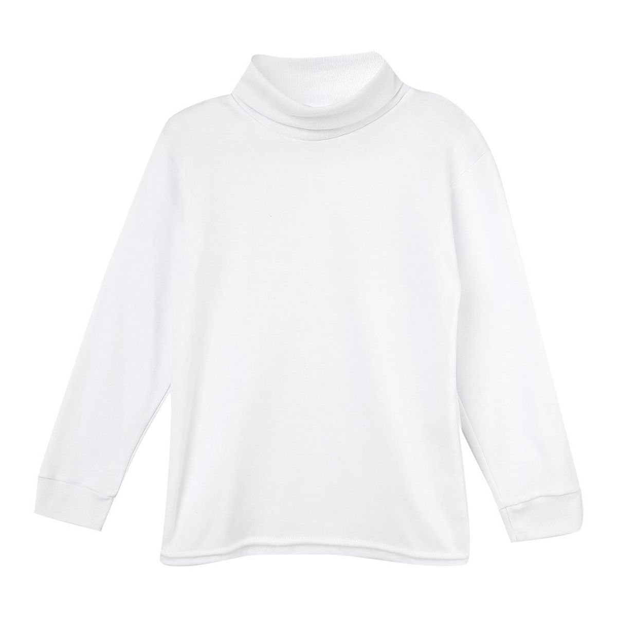 SANTANA - Camiseta Junior Unisex Cuello Tortuga Santana Blanco.