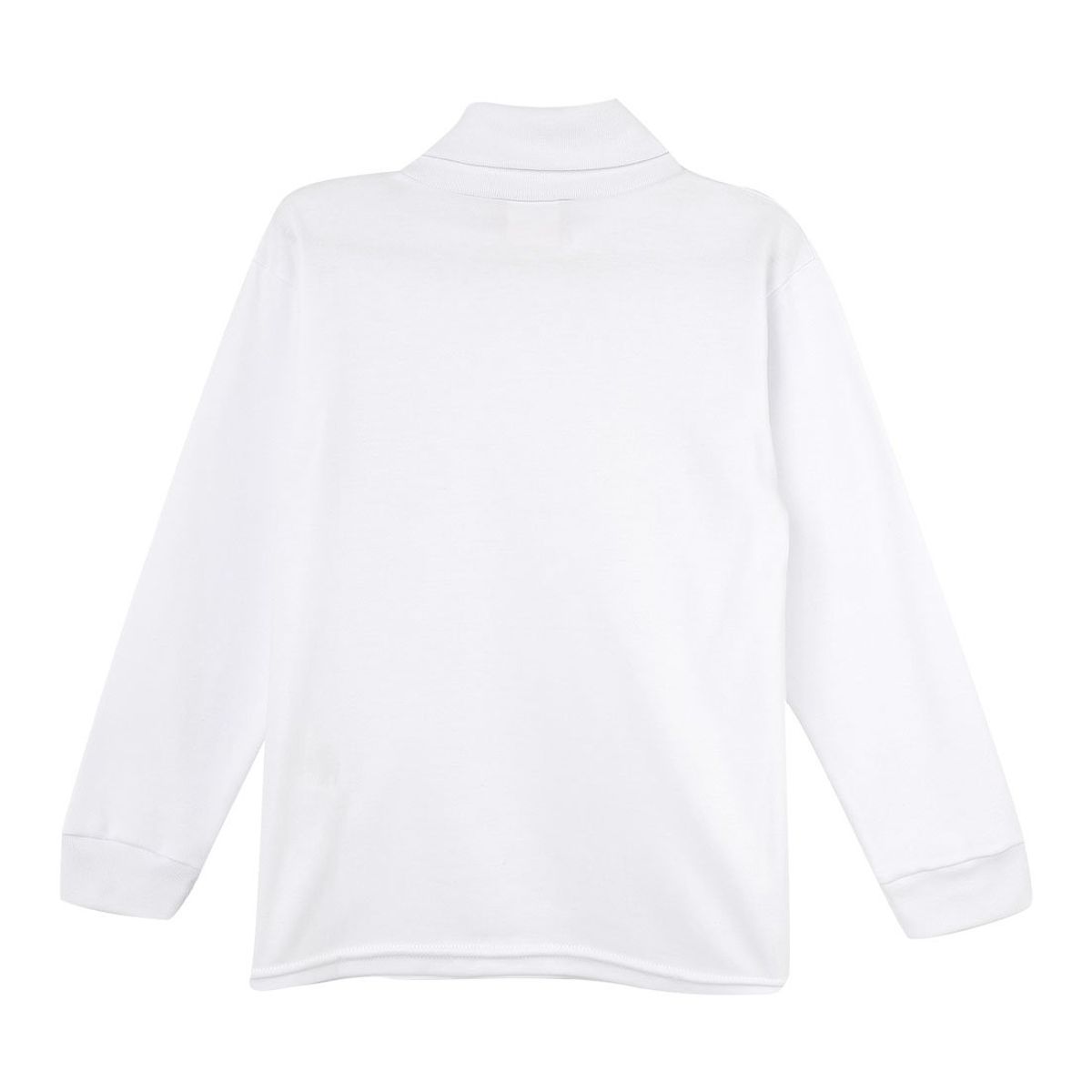 SANTANA - Camiseta Junior Unisex Cuello Tortuga Santana Blanco.