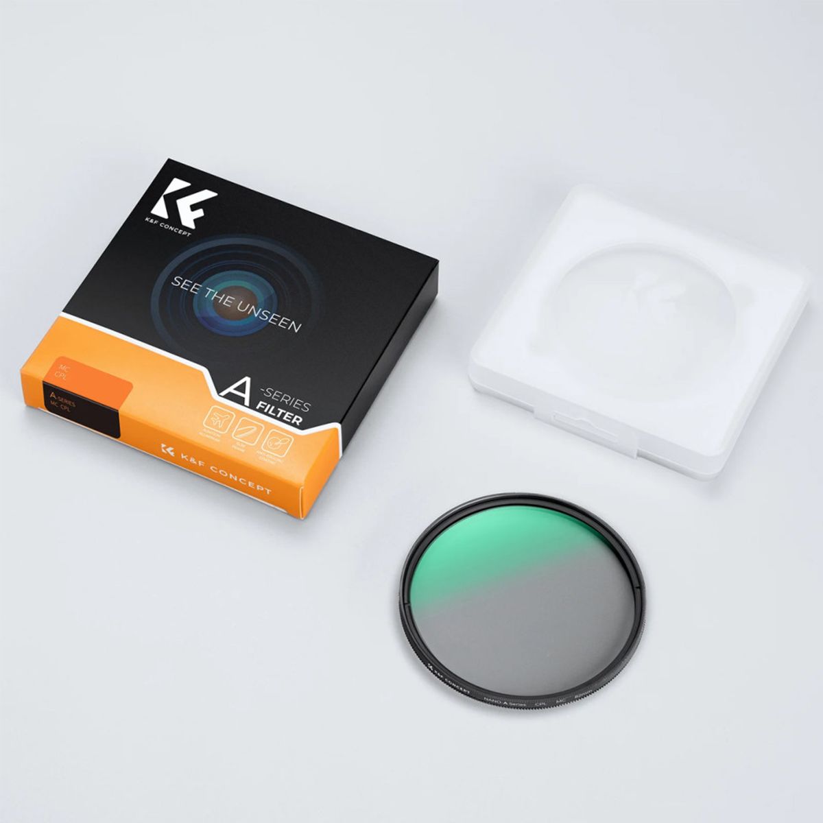K&F CONCEPT - Filtro 77MM CPL Polarizador Circular K&F Concept Slim Nano
