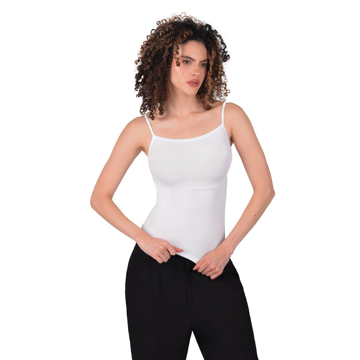 RITCHI - Blusa Control Ritchi Mujer Casual Slim con Tiras Ajustables Moldeadora