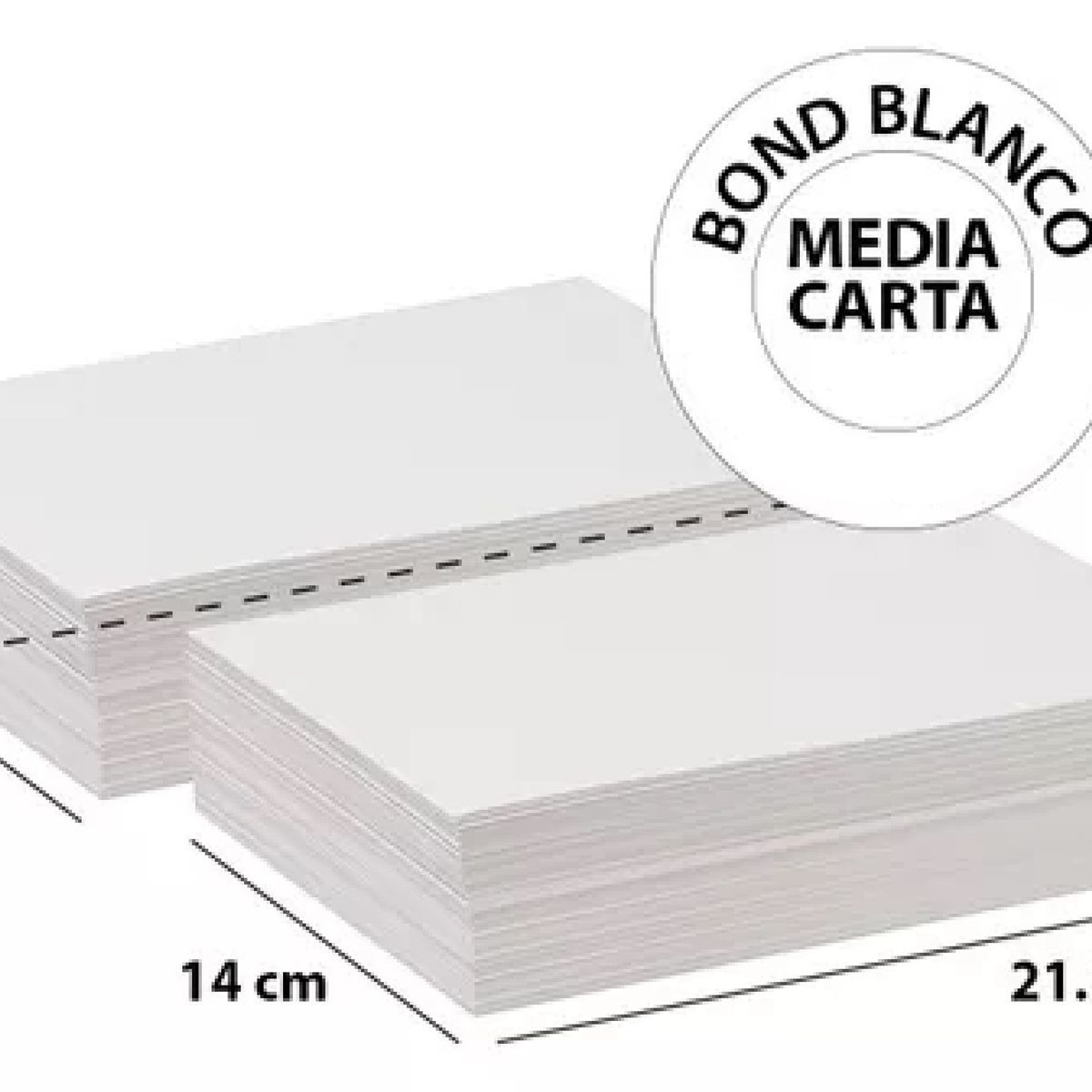 GARABATOS - Resma De Papel Media X 2 Unidades