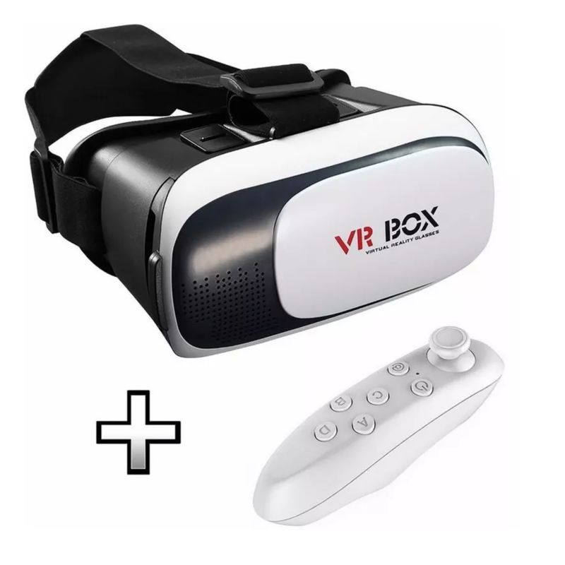SKY - Gafas 3d Realidad Virtual Vr Box + Control Bluetooth
