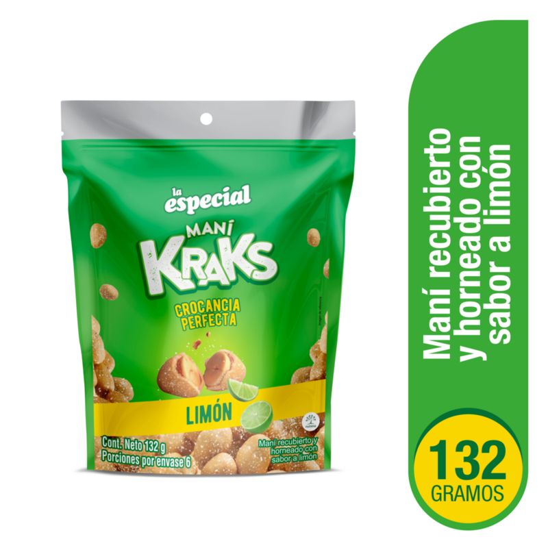 LA ESPECIAL - Pasabocas La Especial Kraks Limon Doypack