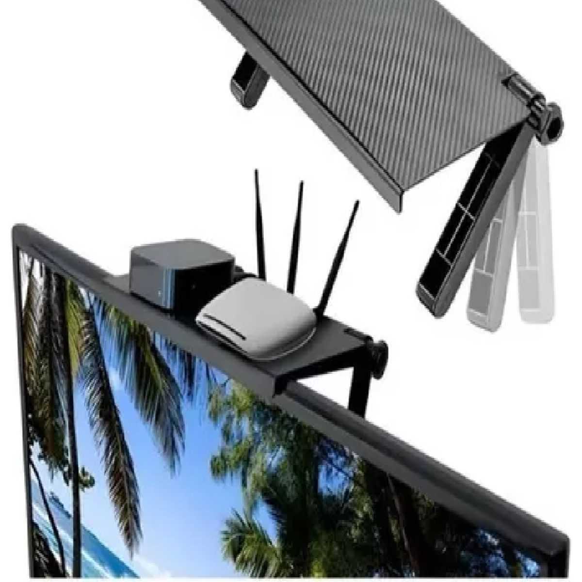 SKY - Soporte Plegable Para Decodificador Parte Superior Tv