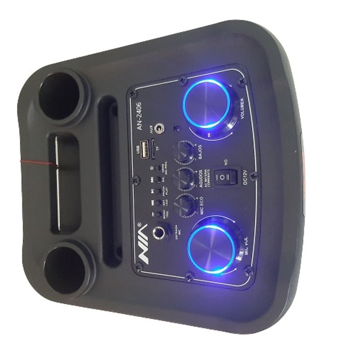 NIA - Parlante Torre De Sonido Bluetooth 9000w Cabina Recargable