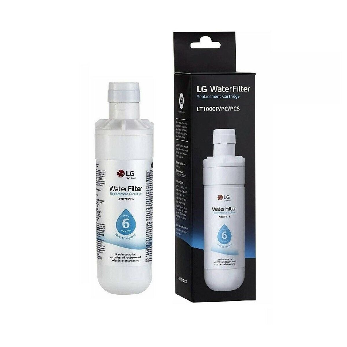 LG - Filtro De Agua Para Nevecones LG LT1000P Adq74793501