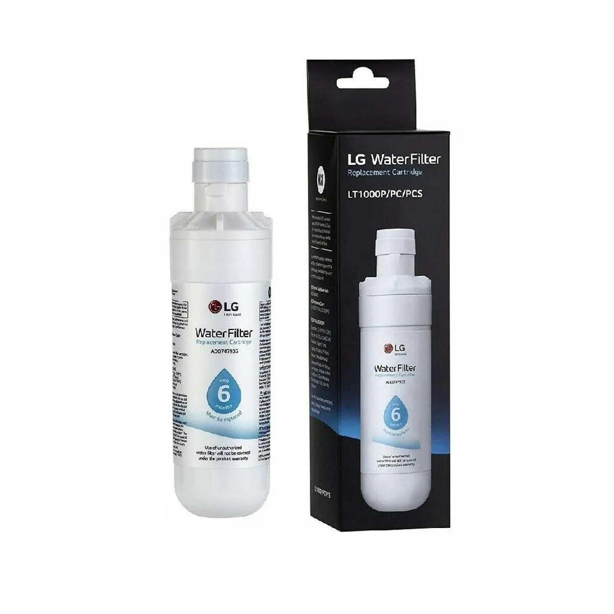 LG - Filtro De Agua Para Nevecones LG LT1000P Adq74793501