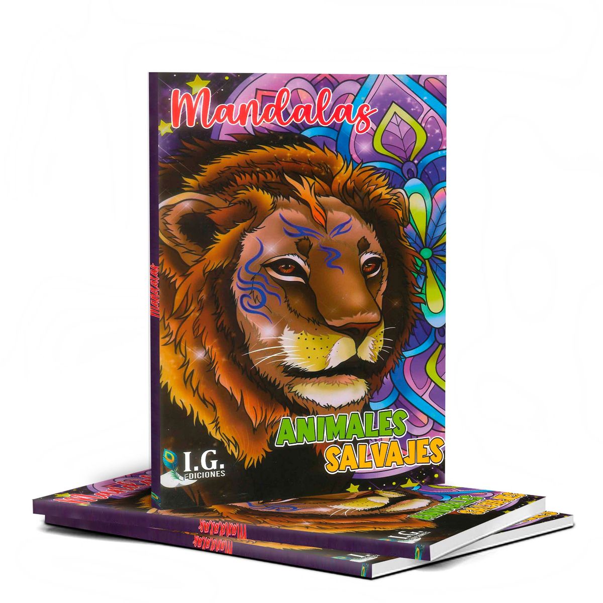 BOOKS - Mega Libros De Mándalas Animales Salvajes Para Colorear