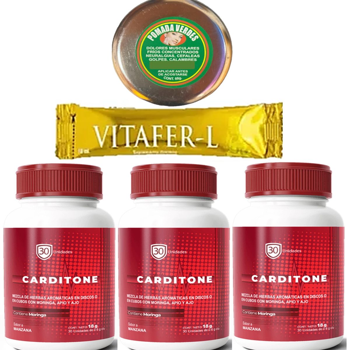 GENERICO - 3 CARDITONE - NORMALIZA LA PRESION ARTERIAL