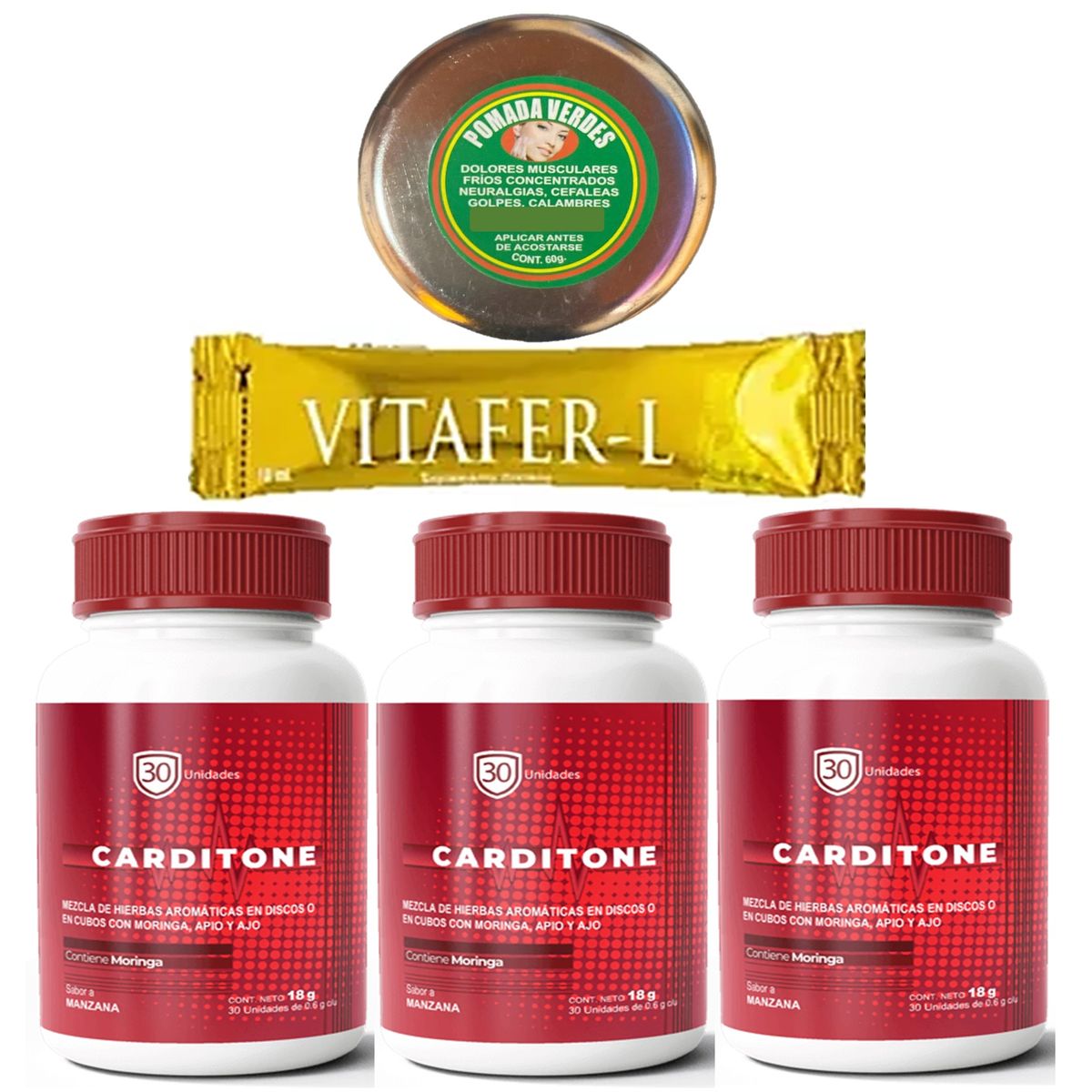 GENERICO - 3 CARDITONE - NORMALIZA LA PRESION ARTERIAL