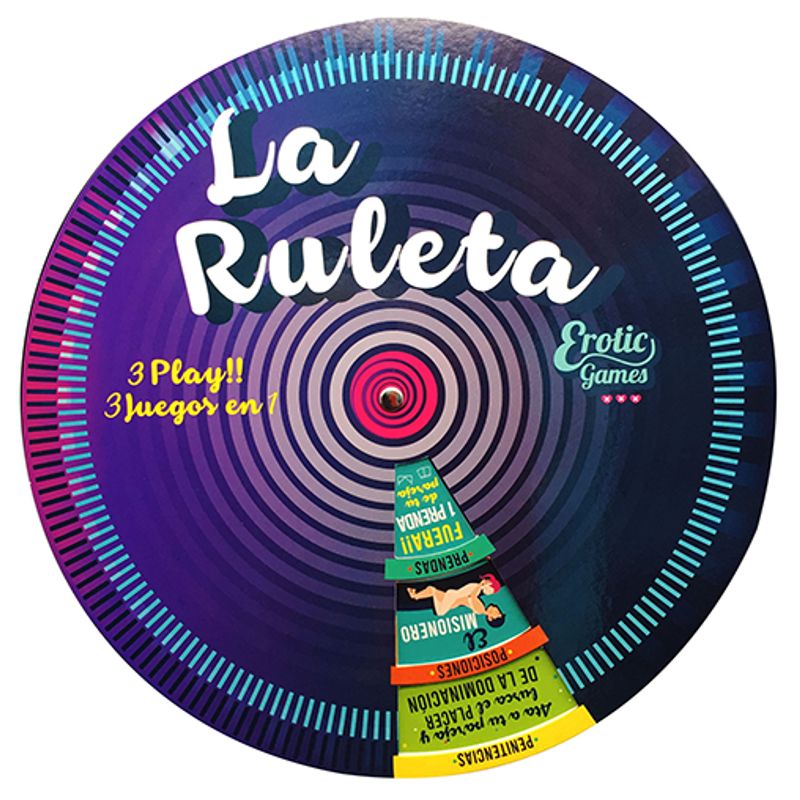 FUN FACTORY - Juego de Mesa La Ruleta, 3 Juegos en 1